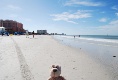 Ich bin am Strand von Clearwater Beach!