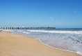 Am Strand von Flager Beach