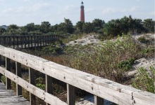 Das dahinten ist wieder das Ponce de Leon Lighthouse