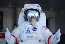 Ein echter Astronaut! Den find ich toll!