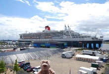 Ich bin bei der Queen Mary 2 !