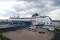 Am Kreuzfahrtterminal - die MSC Liricia