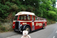 Das ist der Bus zu den Jersey War Tunnels!