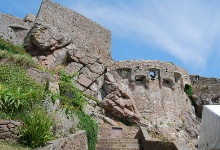 Oben auf dem Berg liegt das Castle