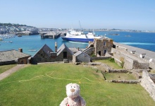 Ich bin im Castle Cornet!