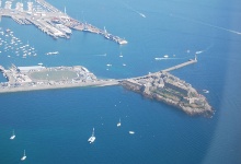 Castle Cornet aus der Luft