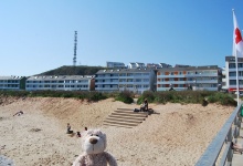 Strand gibt es hier auch. Zumindest einen kleinen