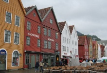 Die alten Hansehäuser von Bryggen....