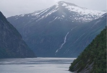 Die Einfahrt ins Geirangerfjord...