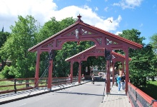 Holzbrücke Gamle Bybrua