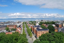 Blick in Richtung Hafen