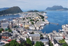 Der Berg Aksla - mit Blick auf Ålesund