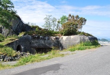 Und alte Bunker gibt es hier auch