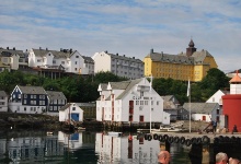 Der Binnenhafen von Ålesund