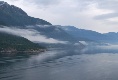 Die morgendliche Fahrt durch das Eidfjord