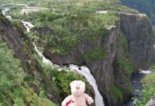 Ich bin beim Voringsfossen!