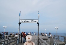 Auf der Seebrücke von Binz