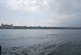 Blick von der Seebrücke auf den Strand