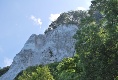 Unten am Strand - die Kreidefelsen von unten