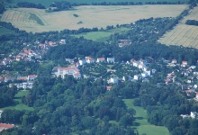 Putbus, aus der Luft viel schöner als dort zu sein