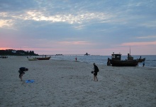 Am Strand von Ahlbeck...