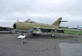 Eine schon etwas runtergekommene MiG 17