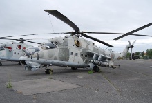 Ein Mil Mi 24 Hind Hubschrauber