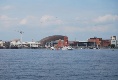 Auf dem Weg zu Cardiff Bay mit dem Wassertaxi