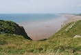 Der Stand in der Nähe von Worms Head