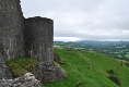 Carreg Cennen Castle oben auf dem Berg