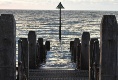 Am Strand von Aberystwyth