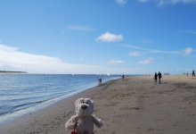 Strand ist toll. Und das Wetter auch!