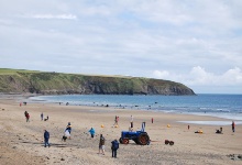 Am Strand von Aberdaron