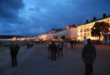 Die Promenade von Llandudno