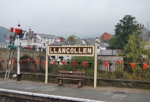 Am Bahnhof von Llangollen