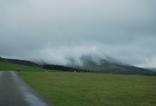 Tiefhängende Wolken