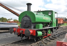 Dampflokomotive im Buckinghamshire Railway Centre