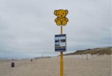 Ich bin am Bärenstrand von Cadzand!